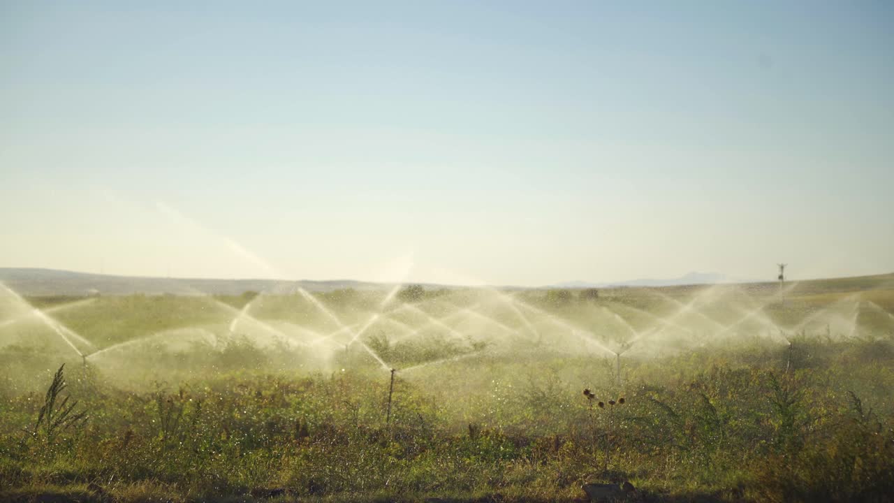 sistema de riego para la agricultura.
