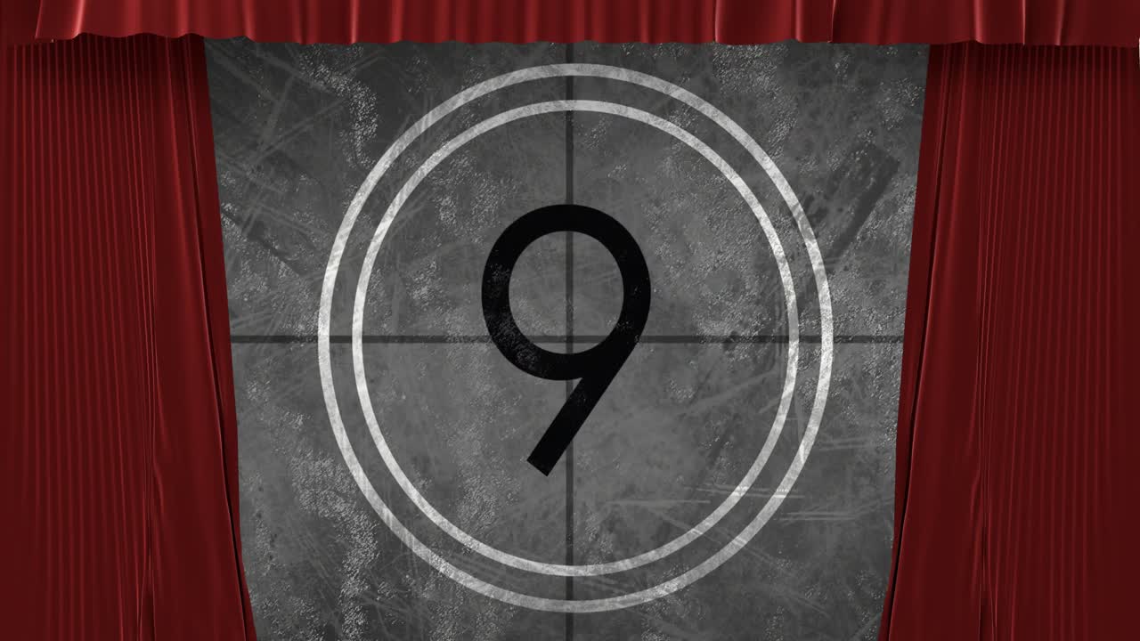 video animado de cuenta atrás en 4k