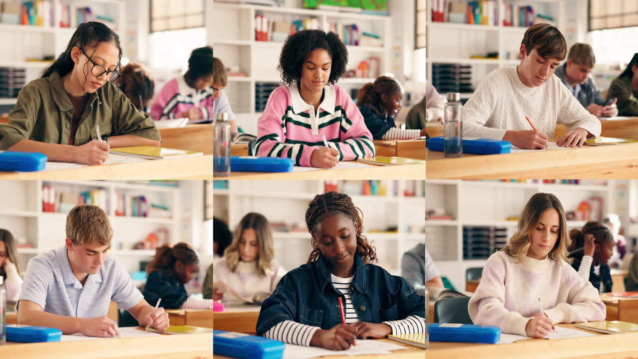 Diverse Students in a Classroom Setting