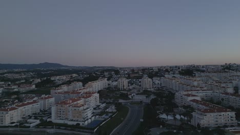 aerial view of a beautiful european city during summer time