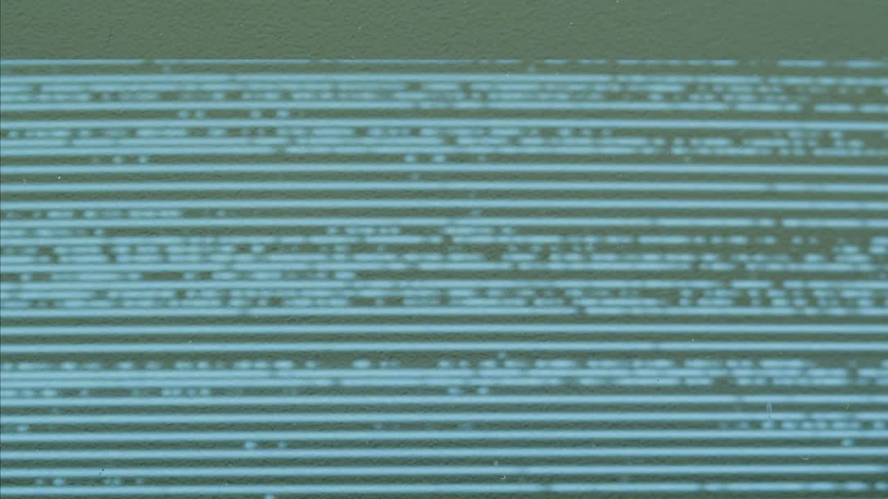 Retro Style TV Set with Green Screen chroma key background, vintage 60s analog television with grain and noise.