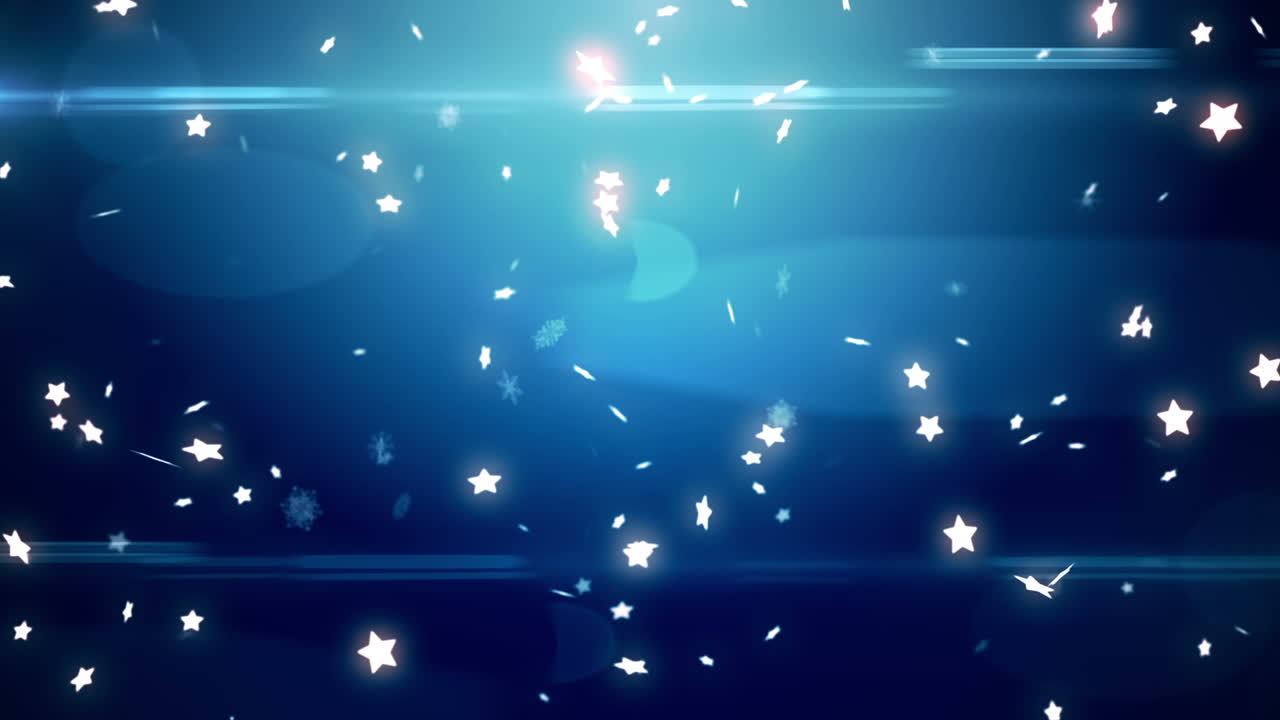 파란 바탕에 떨어지는 없는 별들