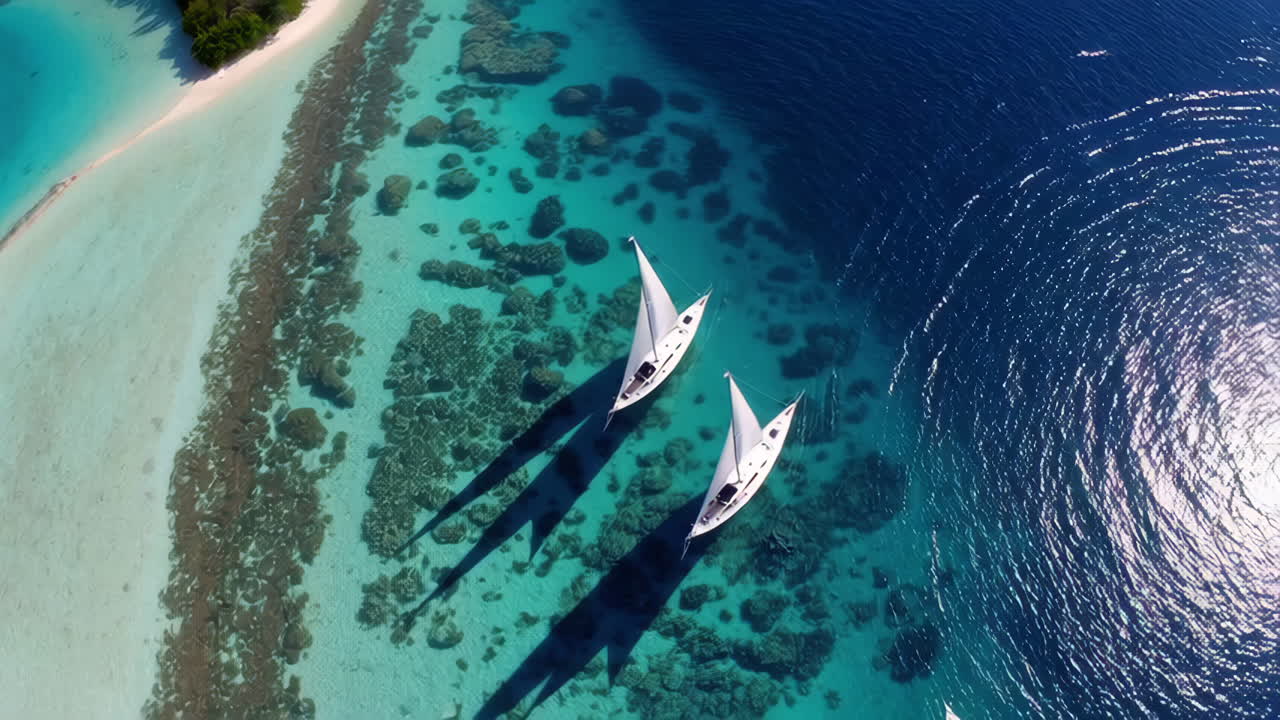Luxury Sailing Yacht in Tropical Waters