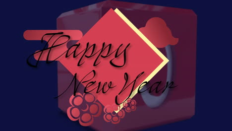 this animation shows people celebrating the chinese new year