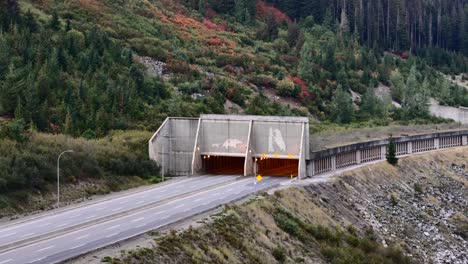 snow avalanche defense: great bear snow shed on the coquihalla highway 1