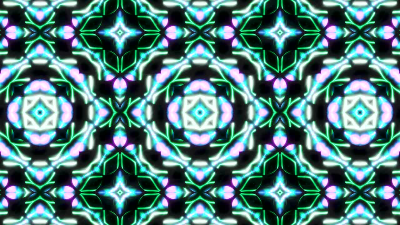 Pohyblivý kaleidoskop. 4K pohybová grafika
