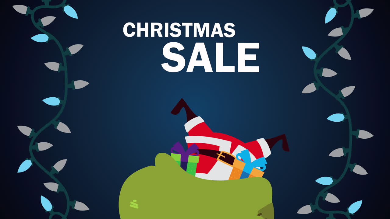 산타를 특징으로 하는 크리스마스 판매