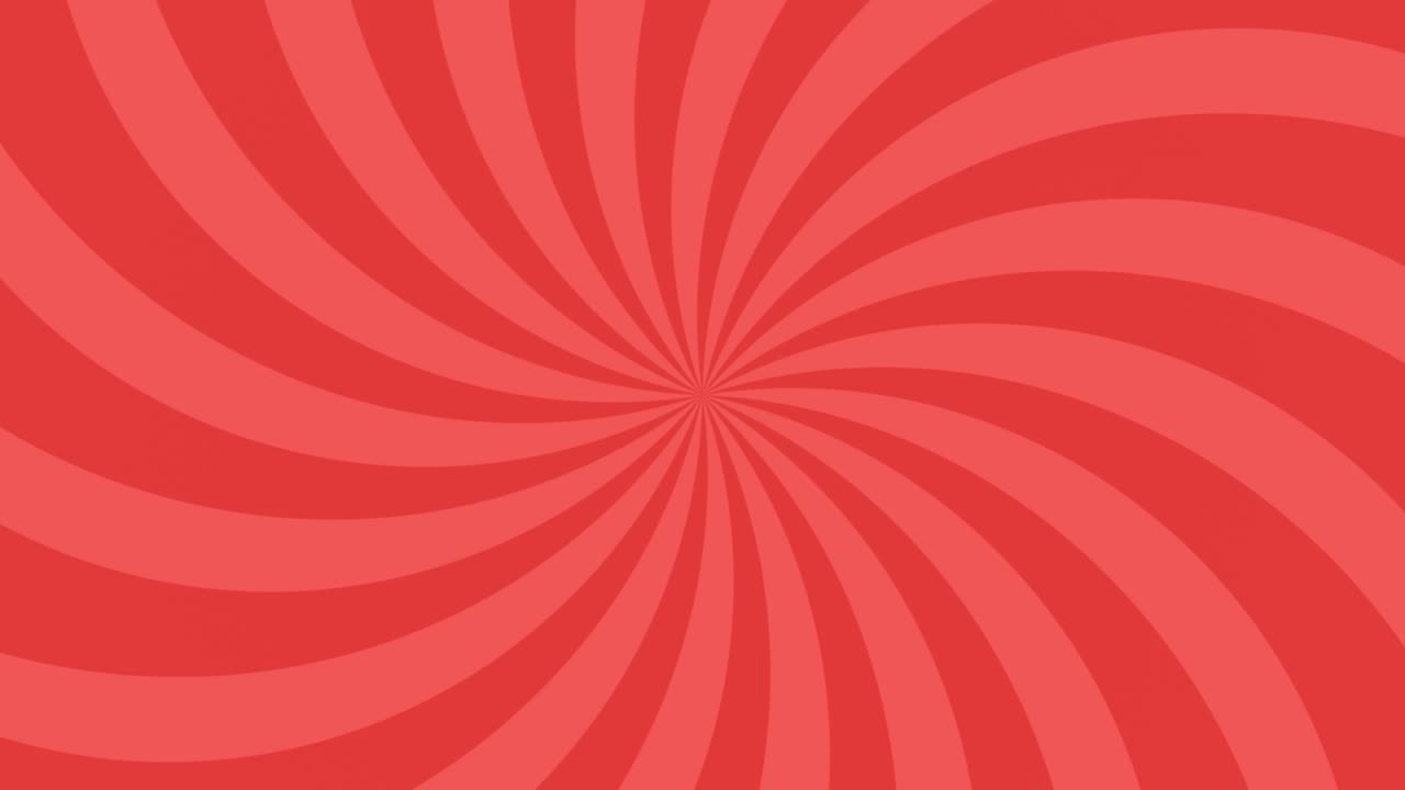 파동하고 회전하는 빨간색 농도 선과 효과 배경으로 루프 애니메이션