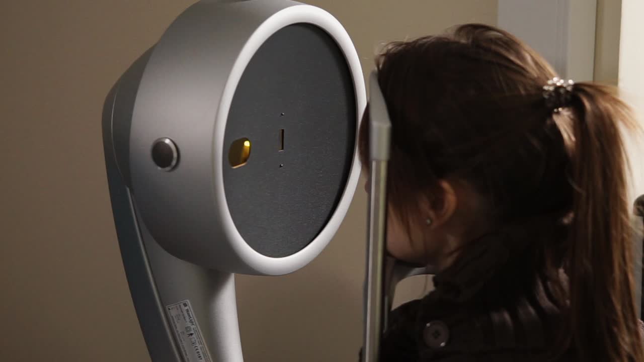 procedimiento de examen ocular