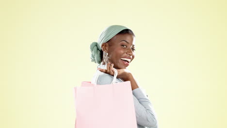 Shopping-bag-and-retail-with-black-woman