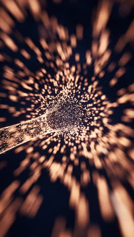 flowing digital particles background, 3d rendering.