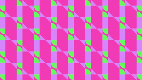 2d tile colourful animation geometric pattern visual effect motion graphics retro illusion shapes symmetry graphics background pink lime