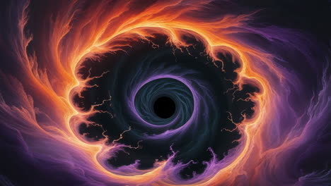 Abstract Cosmic Swirl Portal