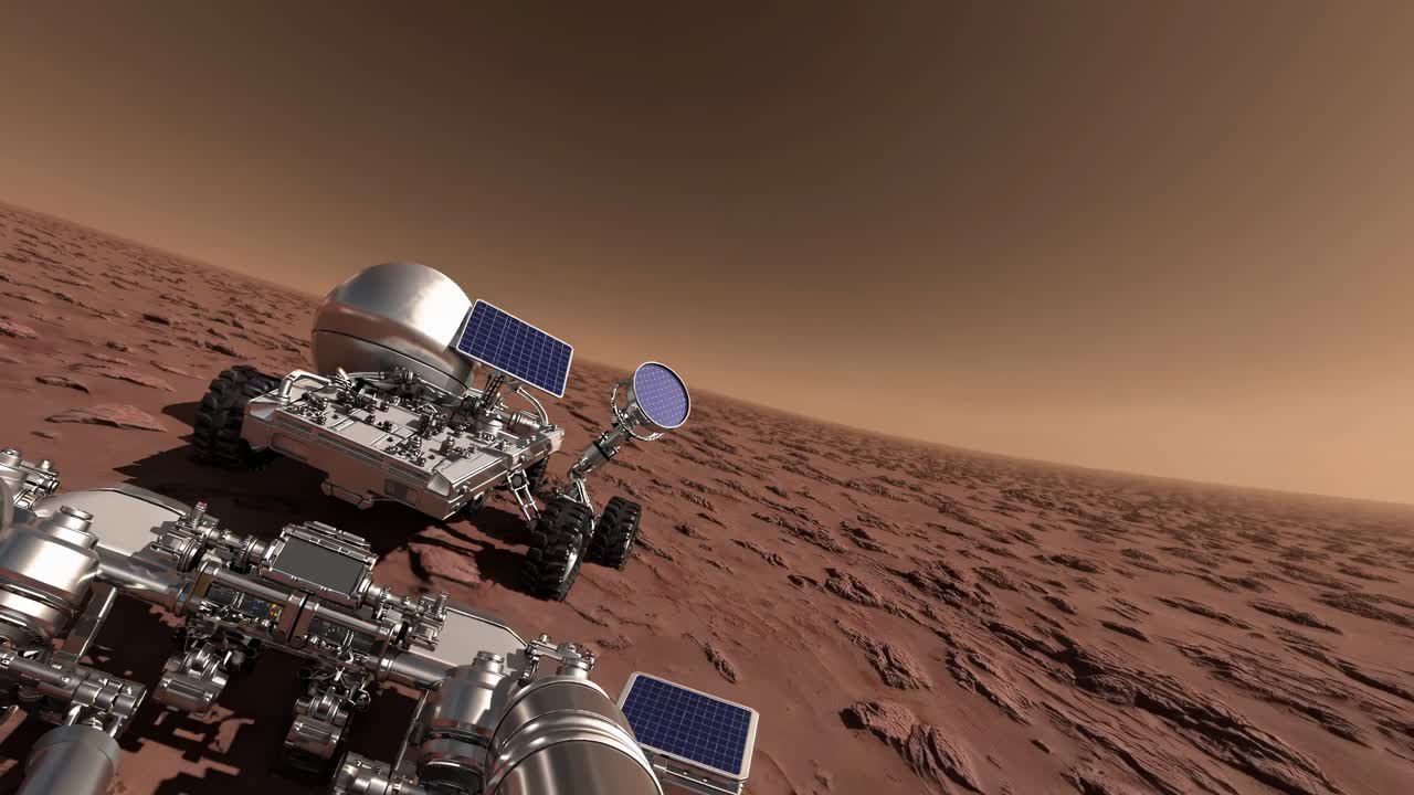Mars-rover på Mars-overflaten