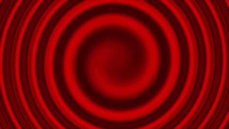 Hypnotic wavy red twist on a dark background loop animation. 3d rendering. 4K, Ultra HD resolution stock video