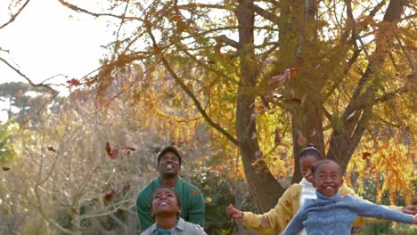 happy family having fun together