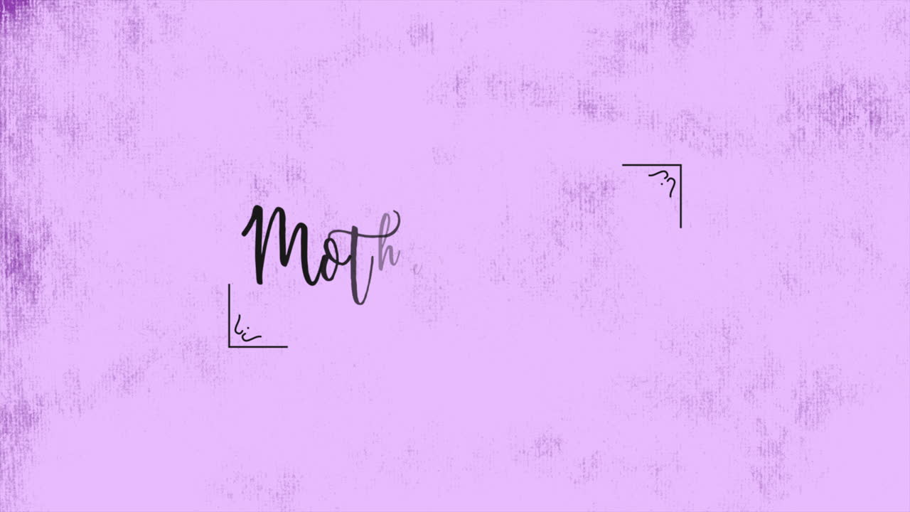 día de la madre con fondo de tinta morada