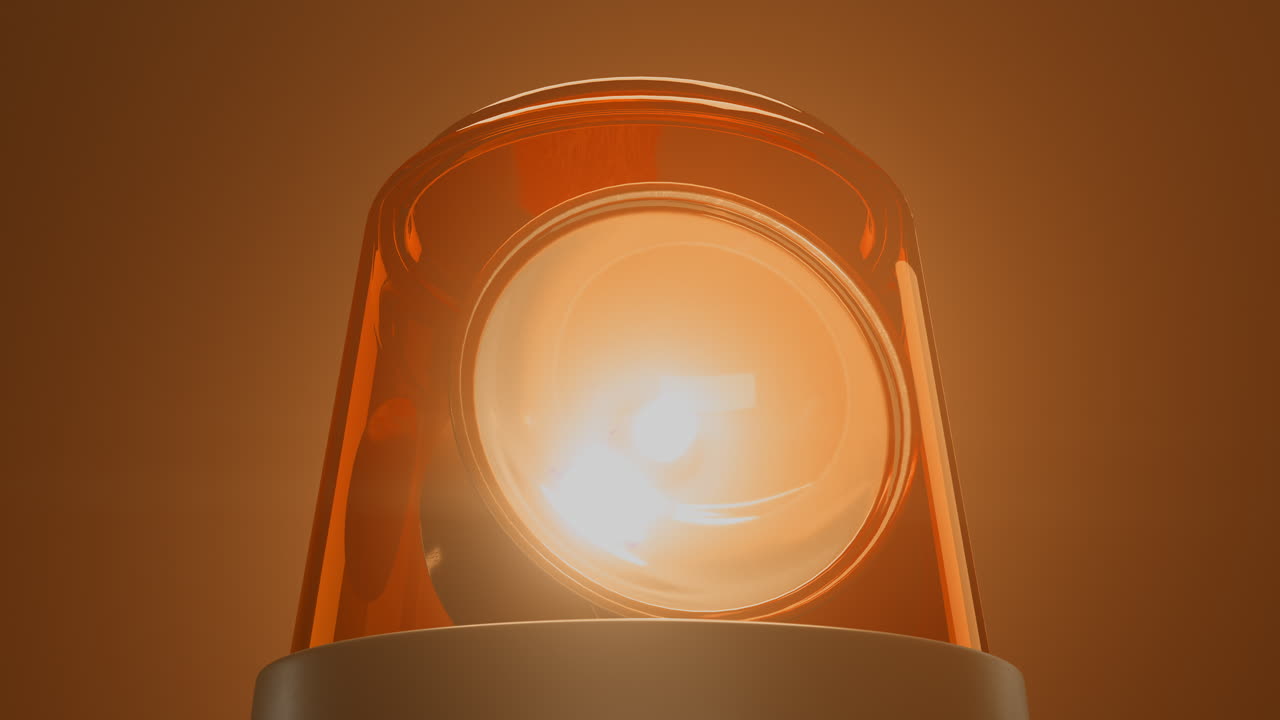 오렌지색 루프 비상 플래셔와 볼 라이트