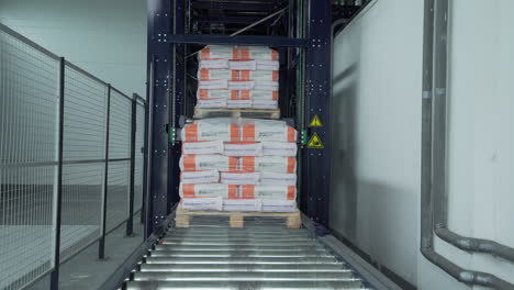 sistema automatizado de manipulación de materiales en un almacén