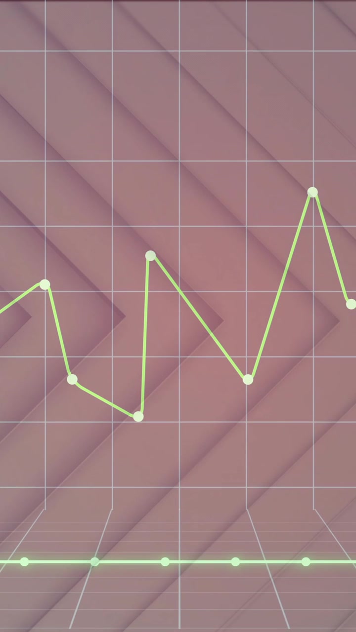 Animation of diagrams over white shapes moving