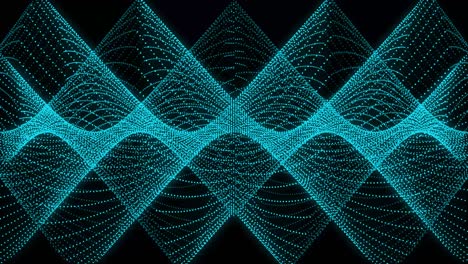 patrón de forma de punto de color azul claro animación gráficos de movimiento