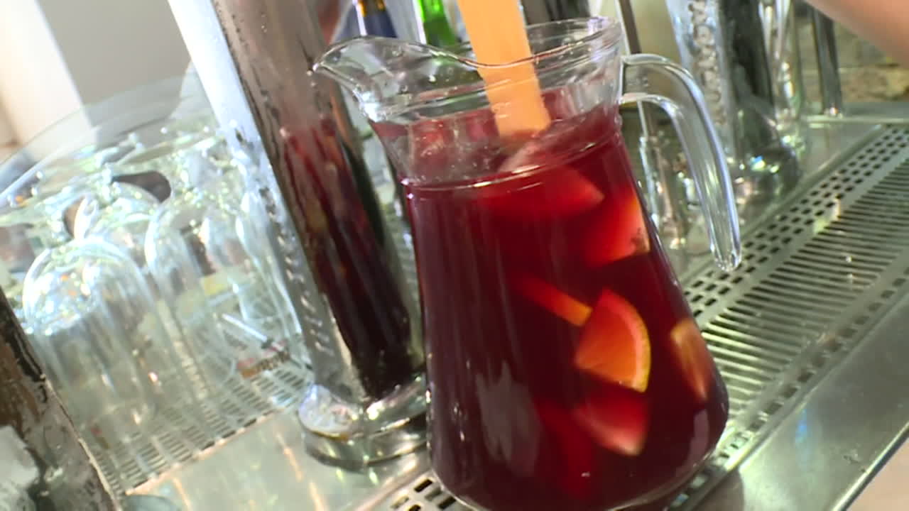 Sangria at a Bar
