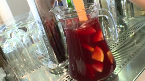 sangria at a bar