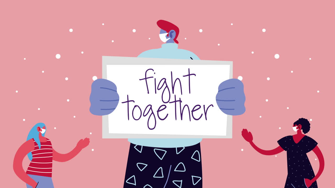 코로나19를 예방하기 위해 얼굴 마스크를 사용하는 사람들