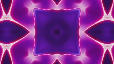 Purple-Kaleidoscope-abstract-pattern-animation,-seamless-loop