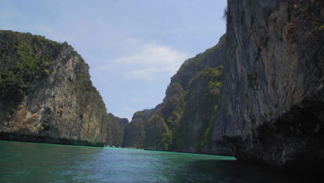 vistas de la laguna pileh en tailandia