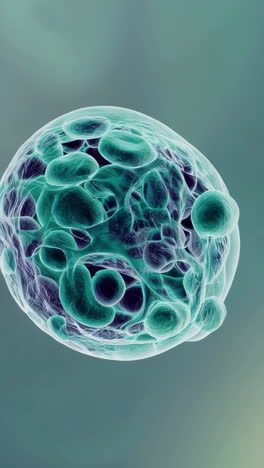 3d illustration of a cell