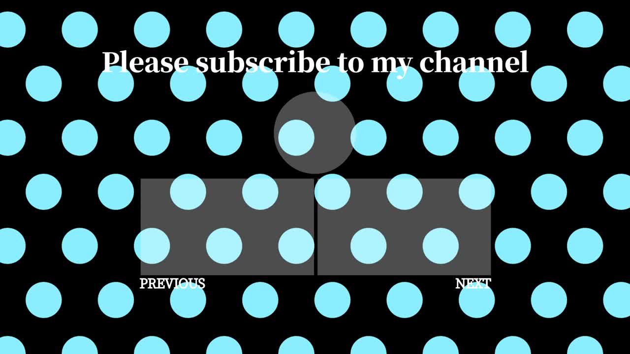 작은 점 배경 엔드 카드 엔딩 스크린 모션 그래픽