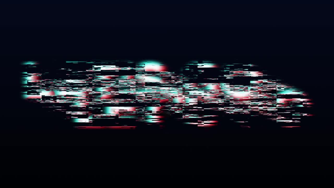 Glitch Art and Motivational Text