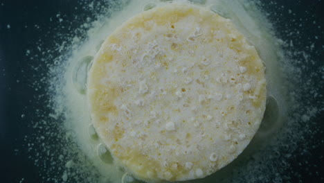 round yellow food product