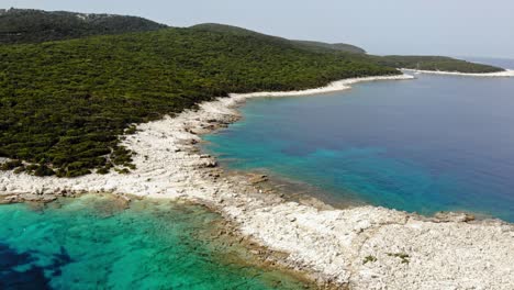 Panorama-Of-Alexia-Beach-And-Paralia-Emplisi-In-Erisos,-Greece