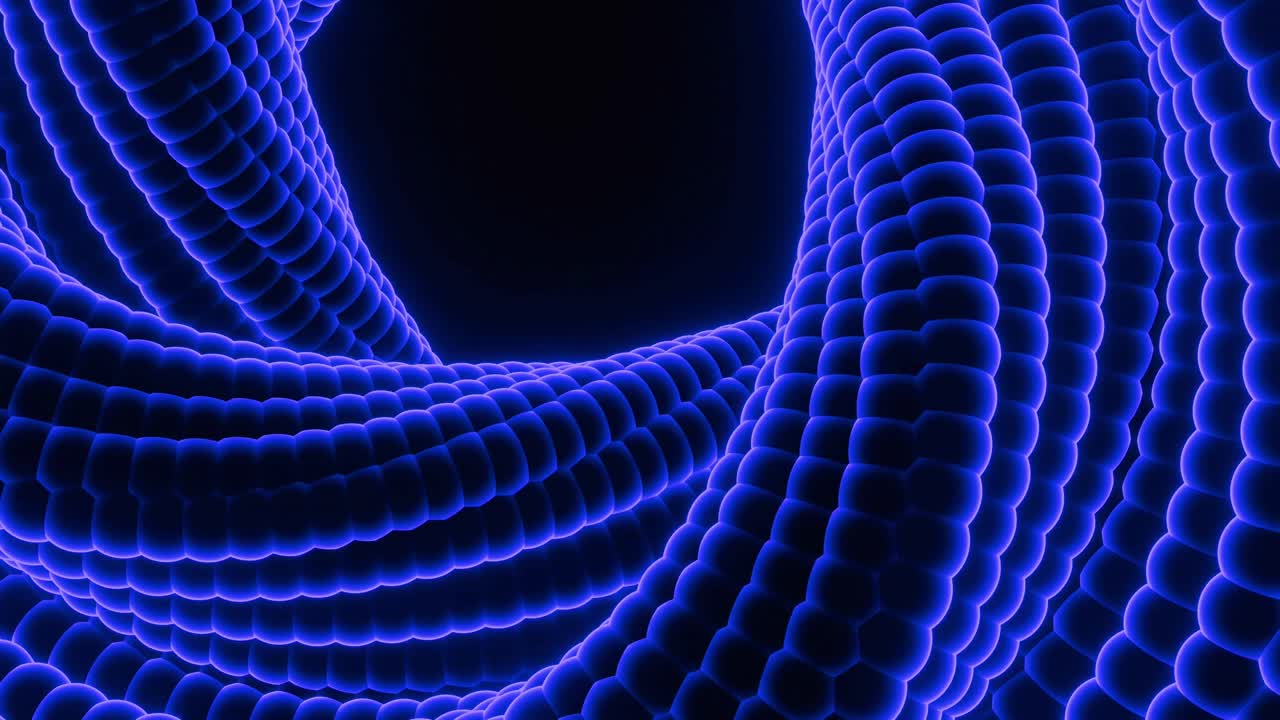 fondo de la esfera 3d azul abstracto