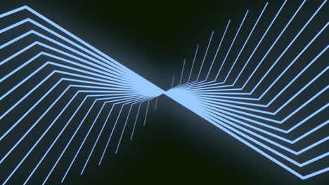 Pulsspur-Neonlinien-Auf-Schwarzem-Farbverlauf