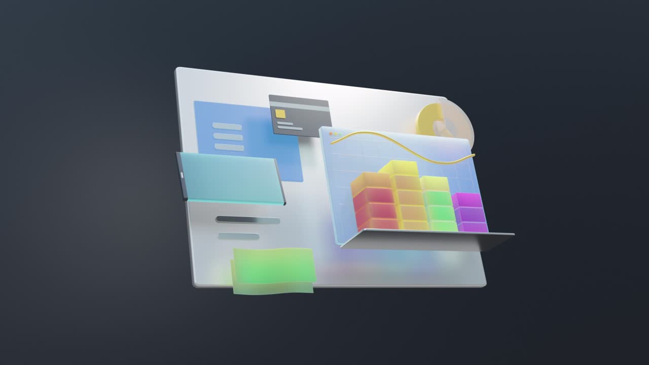 Easy animation of current trends and trends.