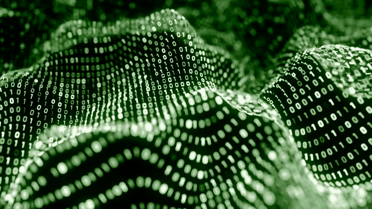 4k matriz binaria abstracta.