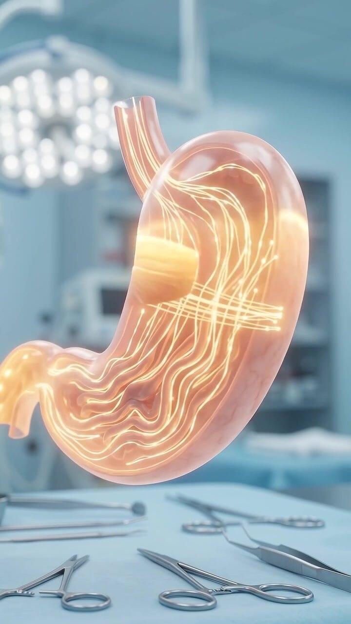 3D Medical Animation of Human Stomach Anatomy and Function
