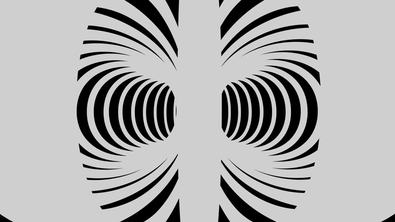 fondo de línea negra y blanca. aros y círculos