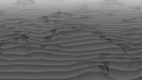 abstract gray polygonal landscape