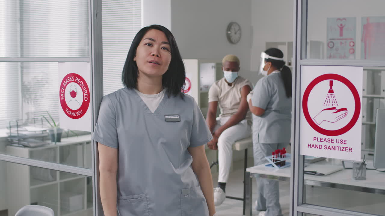 Portrait Of Doctor In Modern Hospital