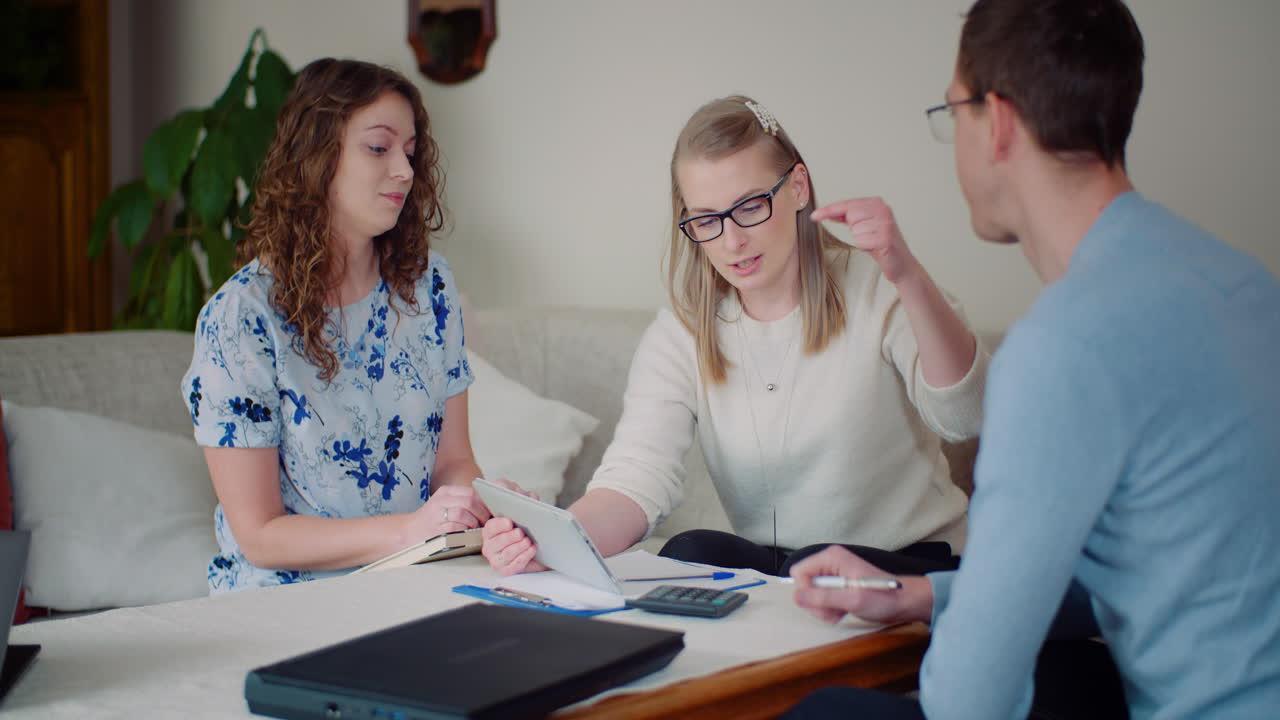 Business meeting with colleagues