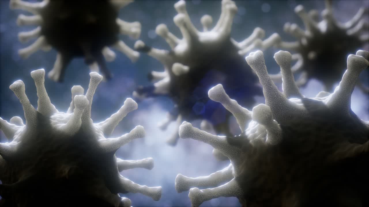 rotación del bucle del coronavirus covid-2019