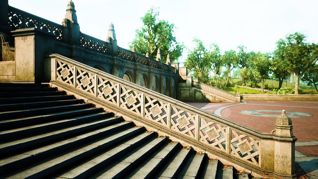 코로나바이러스 코로나19 전염병 발병으로 인해 폐쇄된 공원 뒤 빈 공원