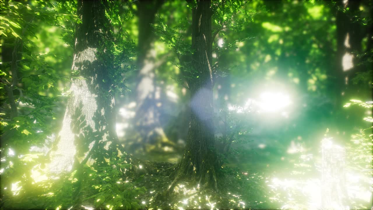푸른 숲 속의  ⁇ 빛