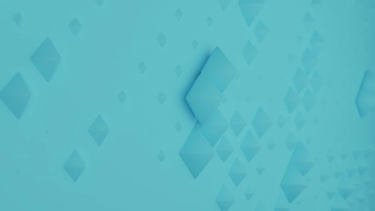 animación de una pared de azulejos en movimiento sobre un fondo azul