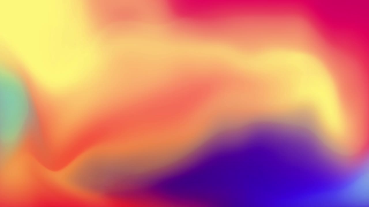 animación de bucle de líquido de mezcla de fluidos de colores de gradiente multicolores