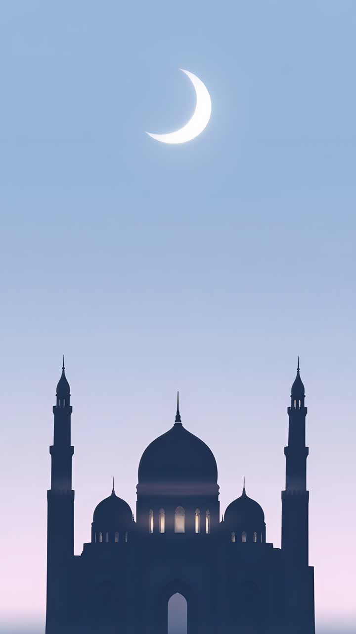 Eid al-Adha Moschea Sfondo islamico 4K